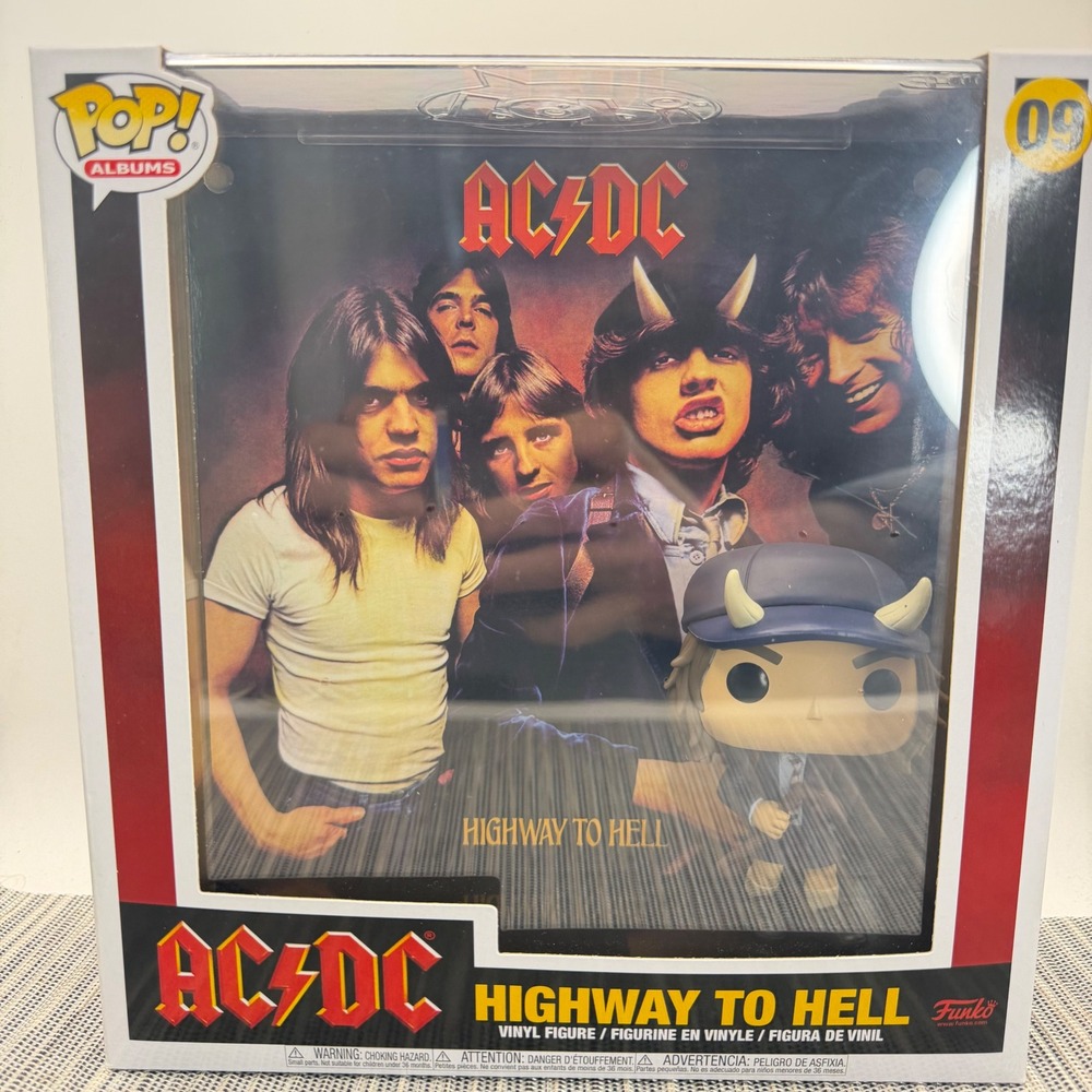 Funko Pop Albums AC/DC Highway to Hell Vinyl Figure 09 Angus Young Collectible